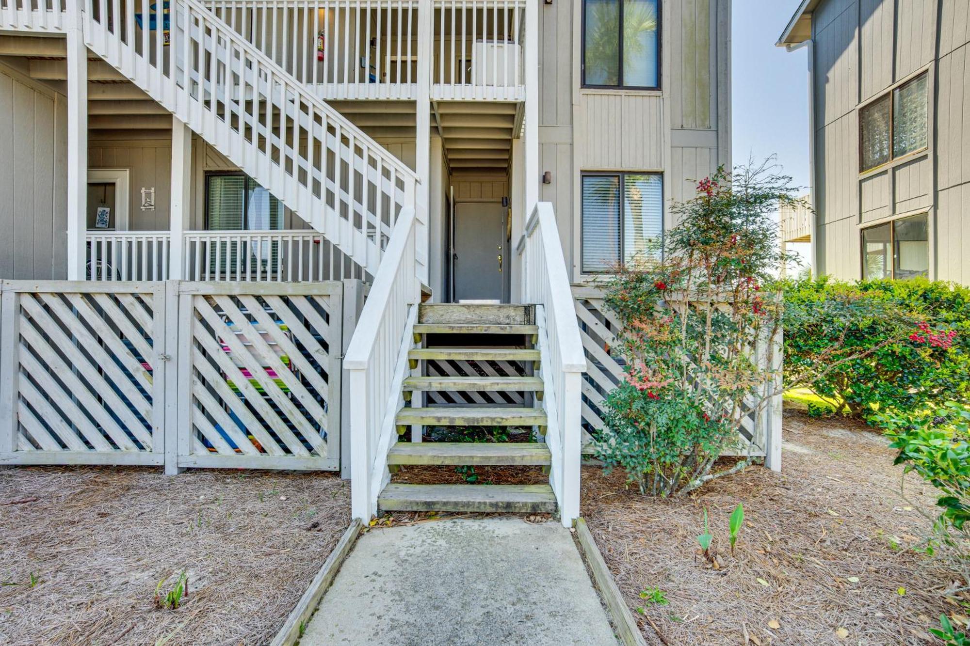 Harbor Island Condo With Deck - Steps To Beach! Oceanmarsh Subdivision エクステリア 写真